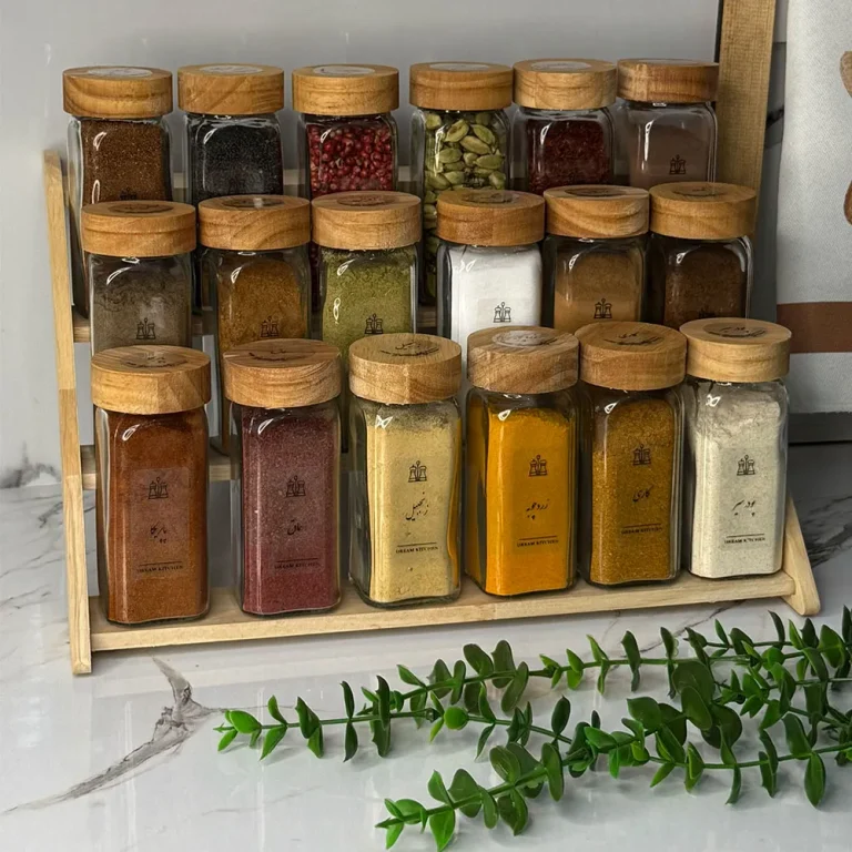 جا ادویه مکارتی مناسب نگهداری انواع ادویه با طراحی زیبا و کاربردی