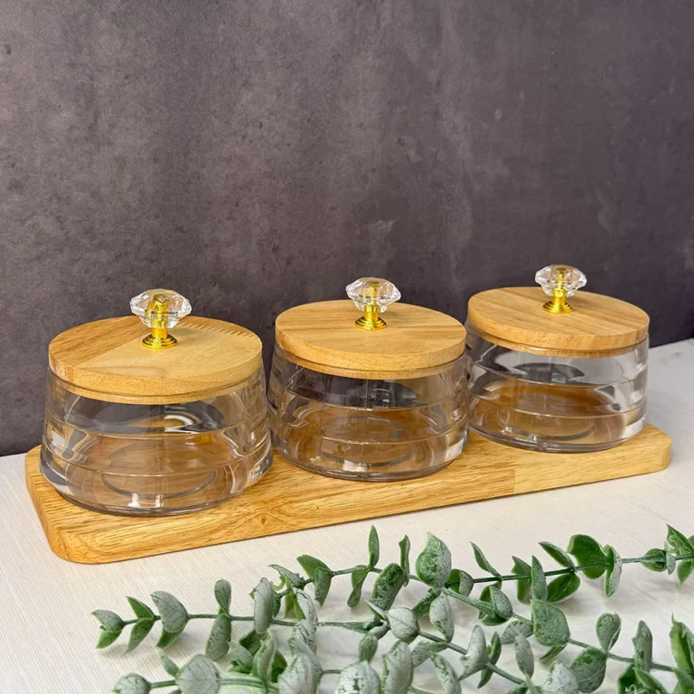اردوخوری اکرلیک رابن وود مناسب سرو تنقلات و خشکبار با طراحی شفاف و زیبا