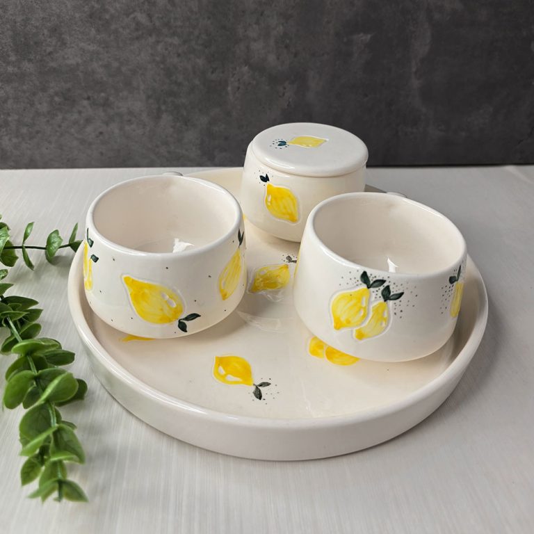 ست چای‌خوری شیک و کاربردی مناسب سرو چای و دمنوش برای پذیرایی، مهمانی و استفاده روزمره